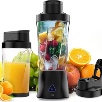 Portable Smoothie Juicer Maker USB Rechargeable Blender Bottle